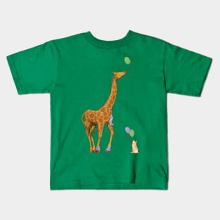 Edgar, Gentleman Giraffe Kids T-Shirt